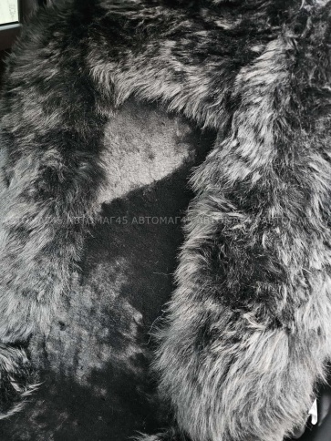 Fentow Накидки  комбинированные черный волк 142x55см комплект на салон 5шт    фото 4