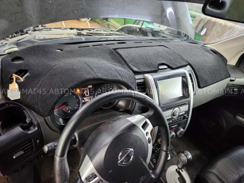 Накидка на панель Nissan X-Trail Ниссан Х-Трейл 2007-2014г кузов T31 карпет Maximal  фото 4