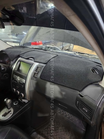Накидка на панель Nissan X-Trail Ниссан Х-Трейл 2007-2014г кузов T31 карпет Maximal  фото 8