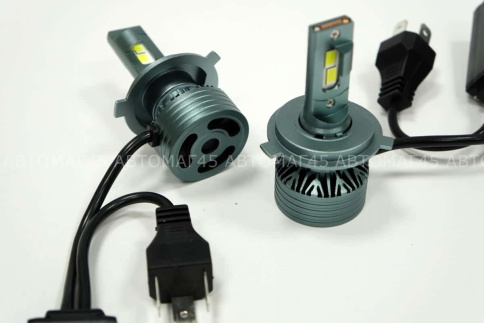 Ruzoom T2  светодиодные лампы LED 2шт H4 10-16В 45W 6000K 5000Lm гарантия 6мес    фото 3