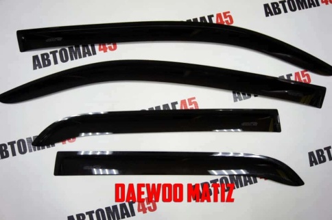 ANVair  дефлекторы окон Daewoo Matiz Дэу Матиз 2000-2015г комплект 4шт    фото 2