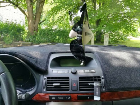 Накидка на панель Toyota Avensis T250 Тойота Авенсис Т250 2003-2008г карпет  фото 3