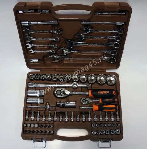 Ombra  набор инструментов 82 предмета 1/2" 1/4"   фото 2