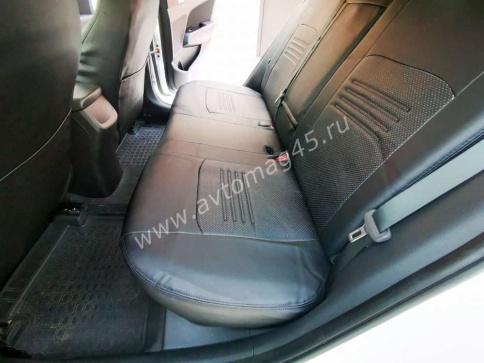 Авточехлы  Hyundai Elantra VI пок Хендай Элантра 6 пок 2015-2020г экокожа черная    фото 4