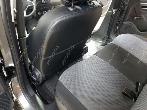 Авточехлы  Renault Duster Рено Дастер 11.2020-2022г  жаккард черно-серый Ижевск фото 10