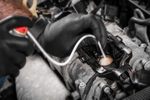 LAVR  Раскоксовыватель двигателя пенный Complex 400 мл    фото 6