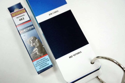 АВТОН  краска с кисточкой Черника 482 металлик 8мл    фото 2