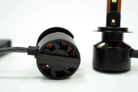 Ruzoom P129 светодиодные лампы LED 2шт H7 12В 75W 6000K 6000Lm гарантия 6мес    фото 4