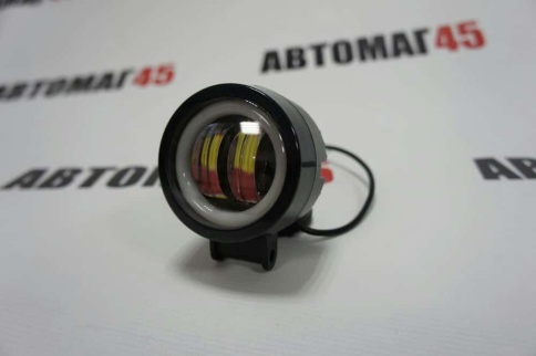 C2R Светодиодная  фара дальний свет круг 2 диода + дхо d=70мм 12-32V 1шт гарантия 1 мес    фото 2