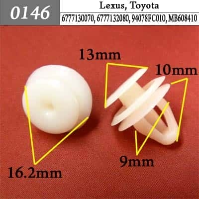 0146 Клипса пистон для Lexus Toyota  фото 1