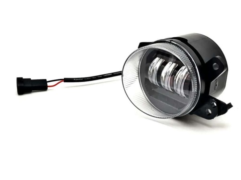 SALMAN  Фары п/туманные 3 линзы Mercedes Мерседес круг LED 50W 2шт гарантия 6мес  фото 4