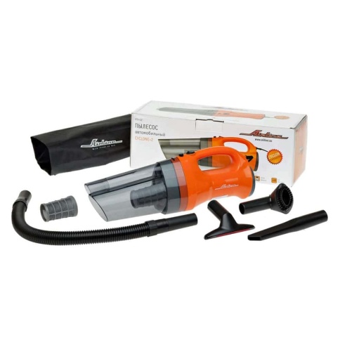 Airline  Cyclon-2 пылесос автомобильный 0,5л 180Вт 4 насадки гарантия 12мес    фото 1