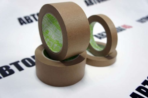 Itape  скотч малярный 18мм коричневый    фото 4
