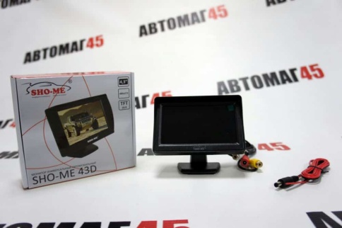 Sho-Me Монитор 43D  универсальный автомобильный 4,3" 480x72    фото 3