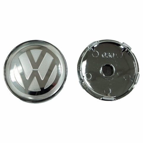Колпачок ступицы VW 60/57 серебро TechLine КиК Слик NZDK 040 фото 1