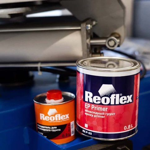 Reoflex грунт эпоксидный серый 2K 0,8л + 0,2л    фото 3