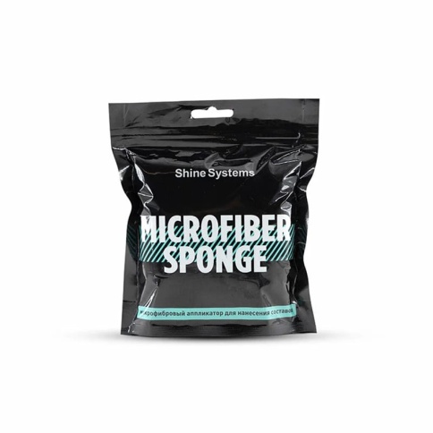 Shine Systems Микрофибровый аппликатор для нанесения составов Microfiber Sponge фото 4