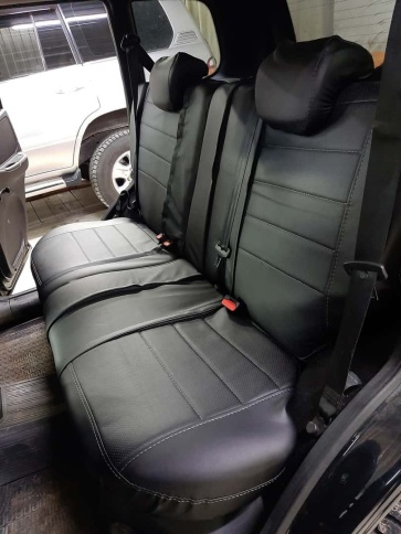 Динас  чехлы универсальные экокожа черный черный комплект    фото 11