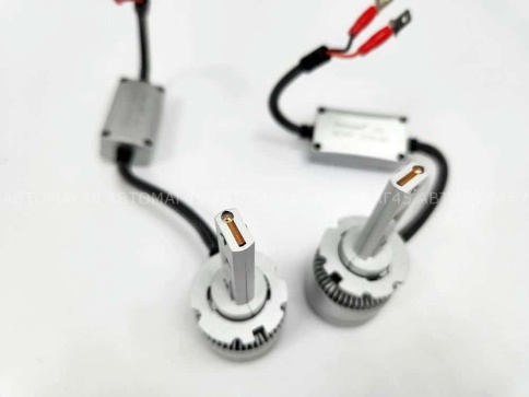 AOZOOM лампы LED 2шт D2H под цоколь D2 12В 55W 5500K 6000Lm  с обманкой гарантия 12мес    фото 6