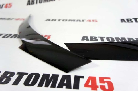 Реснички накладки на фары Hyundai Solaris Хендай Солярис 2010-2014г 2шт    фото 5