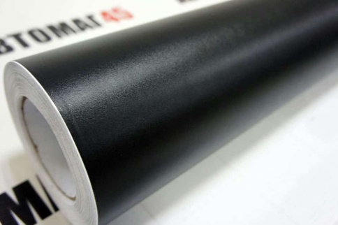 KSF  Автовинил черный супер матовый с шагренью 1м х 1,5м    фото 4