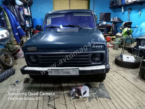 SALMAN  надфарники Нива урбан бронто легенд 40W 4800LM 2шт гарантия 6 мес    фото 8