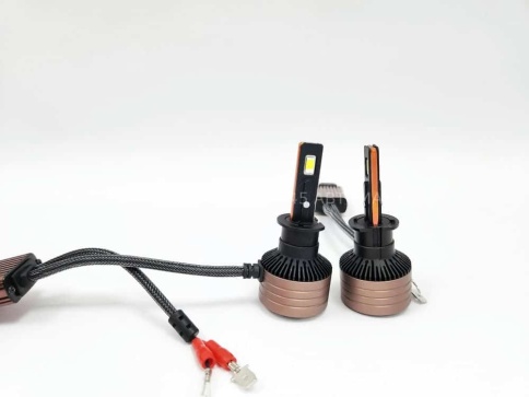 AOZOOM лампы LED 2шт H1 12В 55W 5500K 6000Lm  с обманкой гарантия 6мес    фото 3