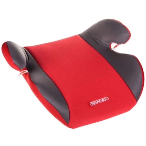 Skyway  автокресло подушка Школьник1 22-36 кг 6-12 лет серо-красное    фото 1