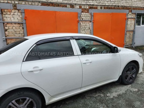 VAD  дефлекторы окон Toyota Corolla Тойота Королла седан 2007-2013г комплект 4шт    фото 5