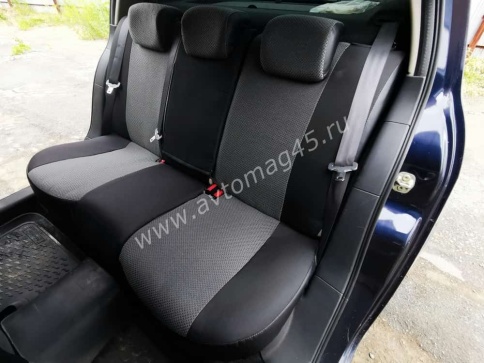 Авточехлы  Renault Megane 3 Рено Меган 3 Renault Fluence Флюенс с 2010г 1/1 жаккард чер-серый Ижевск фото 3