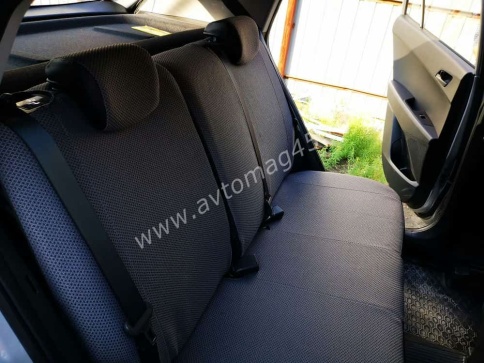 Авточехлы  Hyundai Creta 1 Хендай Крета 1 2015-2021г жаккард черно-серый Ижевск   фото 5