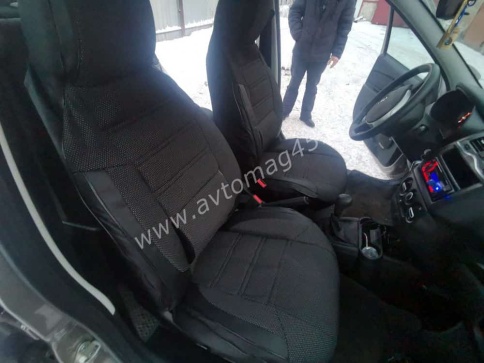 Авточехлы  Лада Granta Гранта до 08.2018г 1/1 2/3 жаккард черный г.Ростов  фото 6
