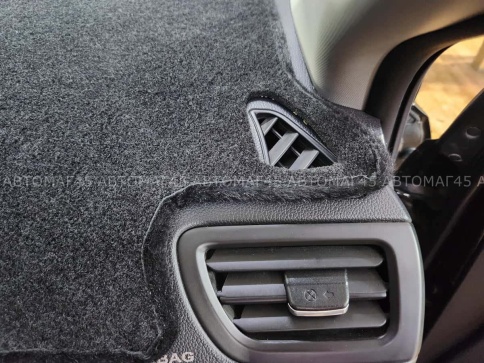 Накидка на панель Kia Rio Киа Рио 2011-2017г карпет KZ фото 3
