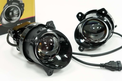 Ruzoom Фары противотуманные 1 линза  Lada Kalina 1118 Granta 2190 Largus LED 50W 6000LM 2шт гар 6мес фото 2