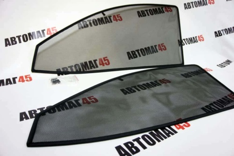 BRENZO  каркасные шторки на магнитах Toyota Rav4 XA30 2006-2012г стандарт сетка передние 2шт 10% фото 6