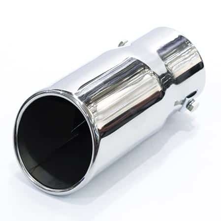 Насадка  на глушитель нержавеющая сталь прямая скошеная D=67мм ZXQ7641    фото 2