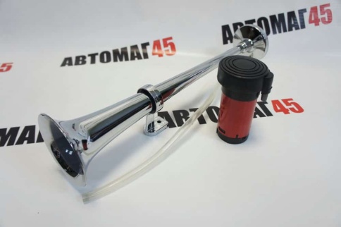 ISKRA  сигнал звуковой пневматический труба с компрессором 12В    фото 2