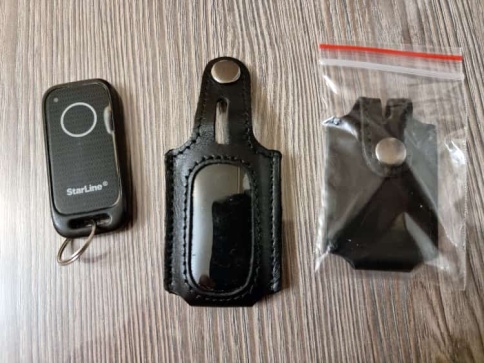 Чехол для метки иммобилайзера автосигнализации STARLINE S96 черная кожа фото 5