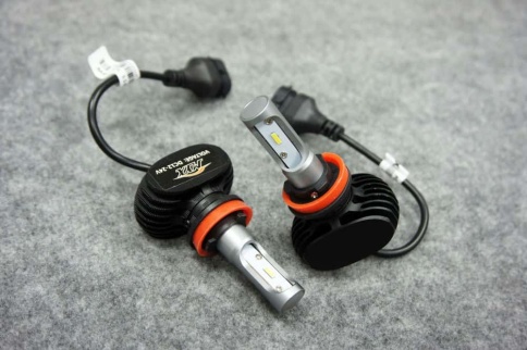 S1  чип CSP LED 2шт H11 12В 18W 6000К 2000Lm гарантия 1мес    фото 7