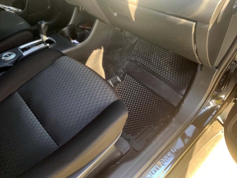 Form Коврики  в салон Mitsubishi Outlander XL 6-12г 3-е пок-е полиуретан EVA 3D премиум комплект 4шт фото 8