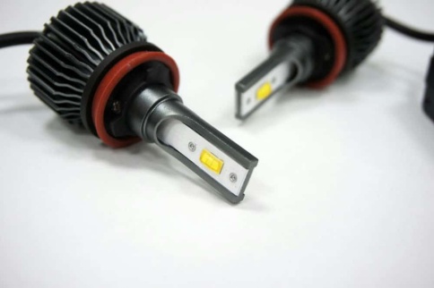 C8  чип СОВ LED 2шт H11 12В 20W 6000К 2400Lm гарантия 1мес    фото 2