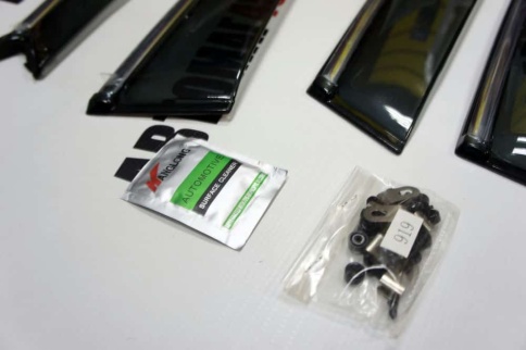 Дефлекторы окон Chery Tiggo T11 Чери Тигго Т11 2005-2013г 2013-2016г хром молдинг комплект 4шт    фото 2