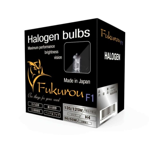 Fukurou  F1 лампа H4 12V 60/55W (135/125W) Япония 2шт    фото 1