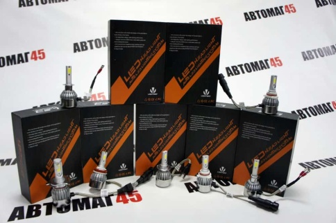 C6  чип СОВ LED 2шт HВ4 9006 12В 36W 6000К 3800Lm гарантия 1мес    фото 1