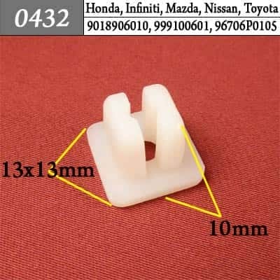 0432 Клипса пистон для Acura Honda Infiniti Lexus Mazda Nissan Toyota фото 1