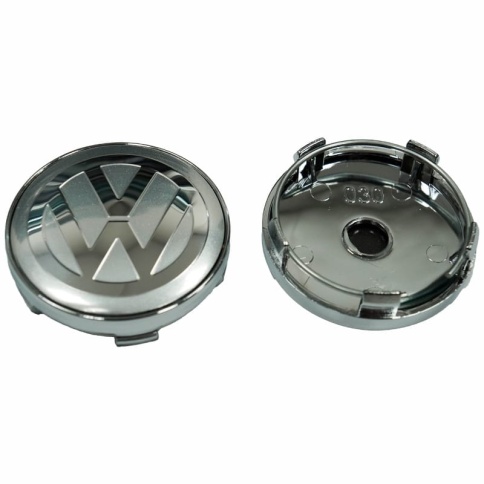 Колпачок ступицы VW 60/57 серебро TechLine КиК Слик NZDK 040 фото 2