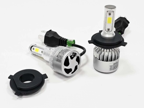 S2 C2R чип COB LED 2шт H4 12В 40W 6000К 3000Lm гарантия 2мес     фото 6