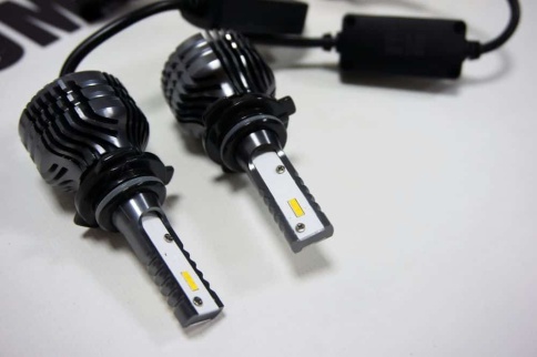 EVO Q5 чип CSP LED 2шт HB4 9006 12В 20W 4300К 3000Lm с обманкой гарантия 5мес    фото 3