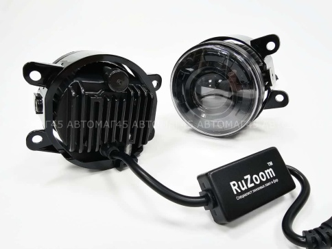 Ruzoom Фары противотуманные 1 линза  Lada Vesta X-Ray и иномарки LED 35W 5000LM 2шт гарантия 6 мес фото 5