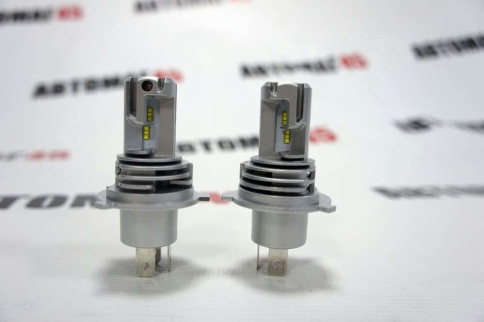 M3 чип  H4 12В 40W 6000К 4000Lm 2шт гарантия 5мес    фото 4